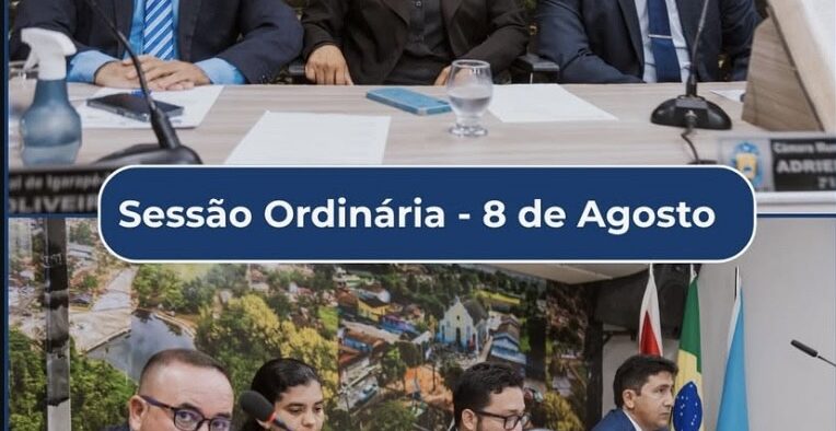 NO DIA 8 DE AGOSTO DE 2025, A CÂMARA MUNICIPAL DE IGARAPÉ-AÇU REALIZOU MAIS UMA SESSÃO ORDINÁRIA