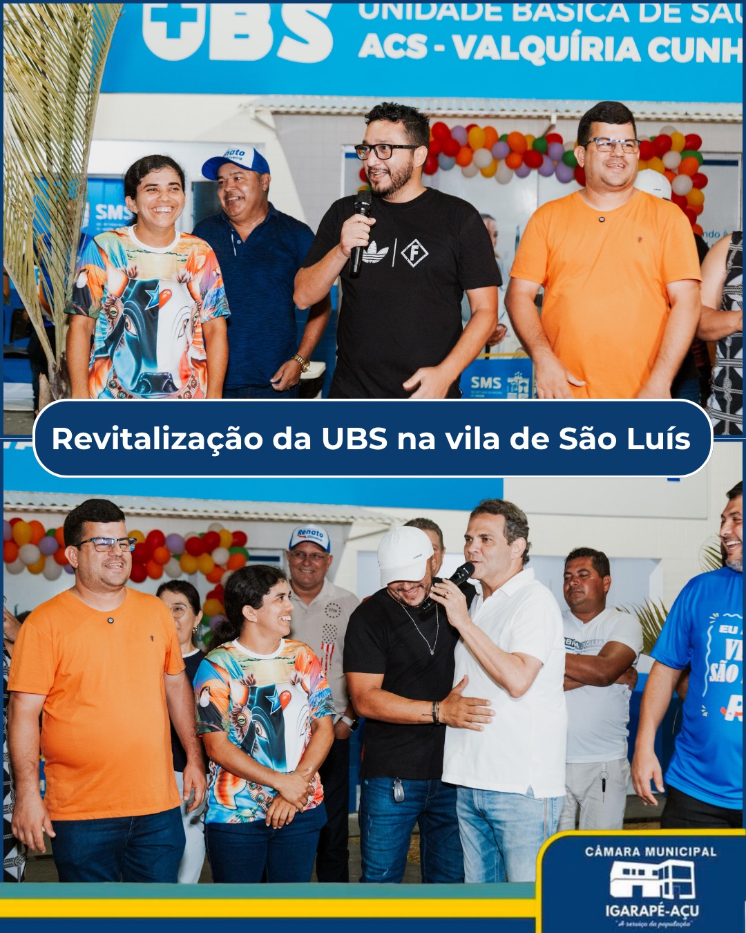 A comunidade da Vila de São Luís recebeu oficialmente a revitalização completa da Unidade Básica de Saúde (UBS)